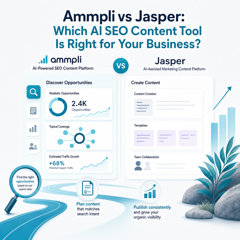 What is the main difference between Ammpli and Jasper?