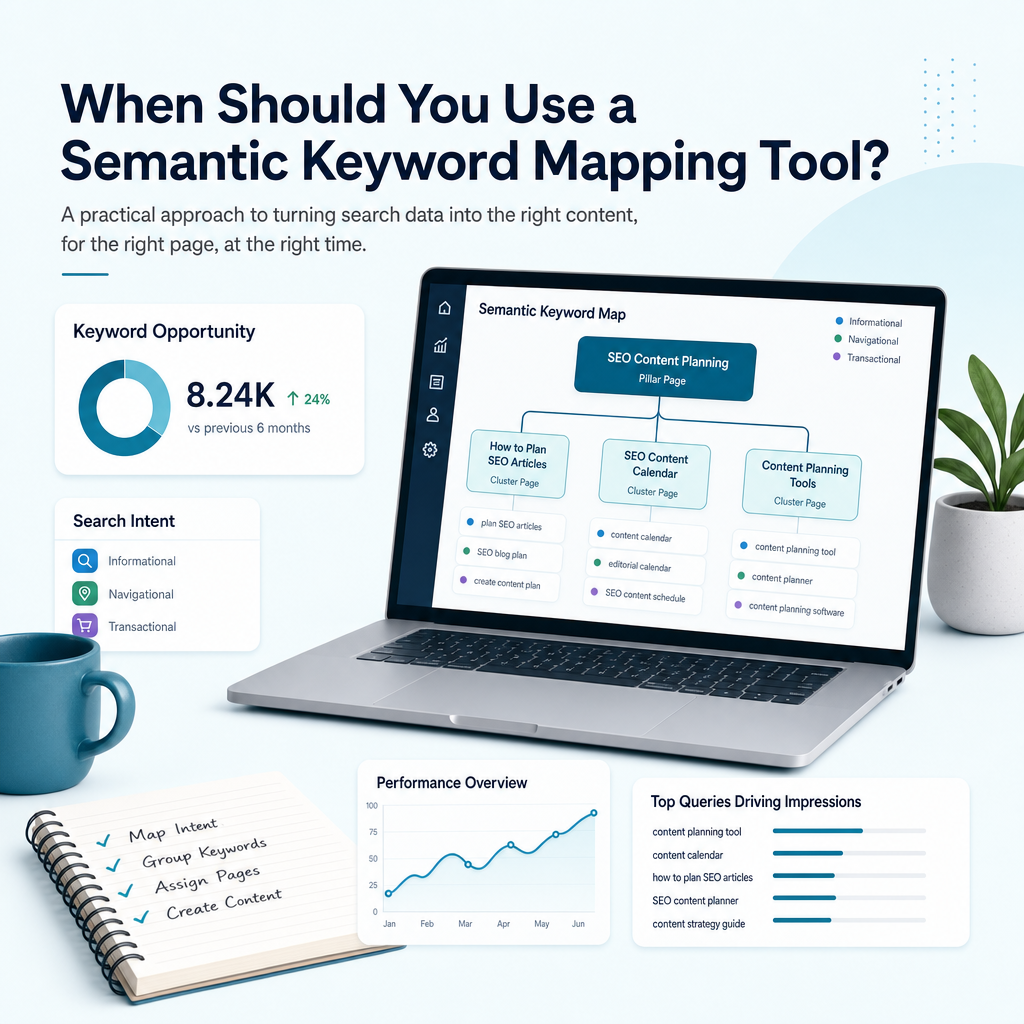 When Should You Use a Semantic Keyword Mapping Tool?
