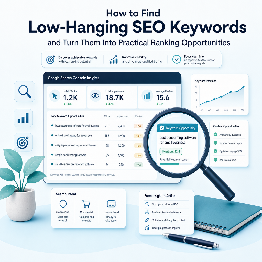 How to Find Low Hanging SEO Keywords in Google Search Console
