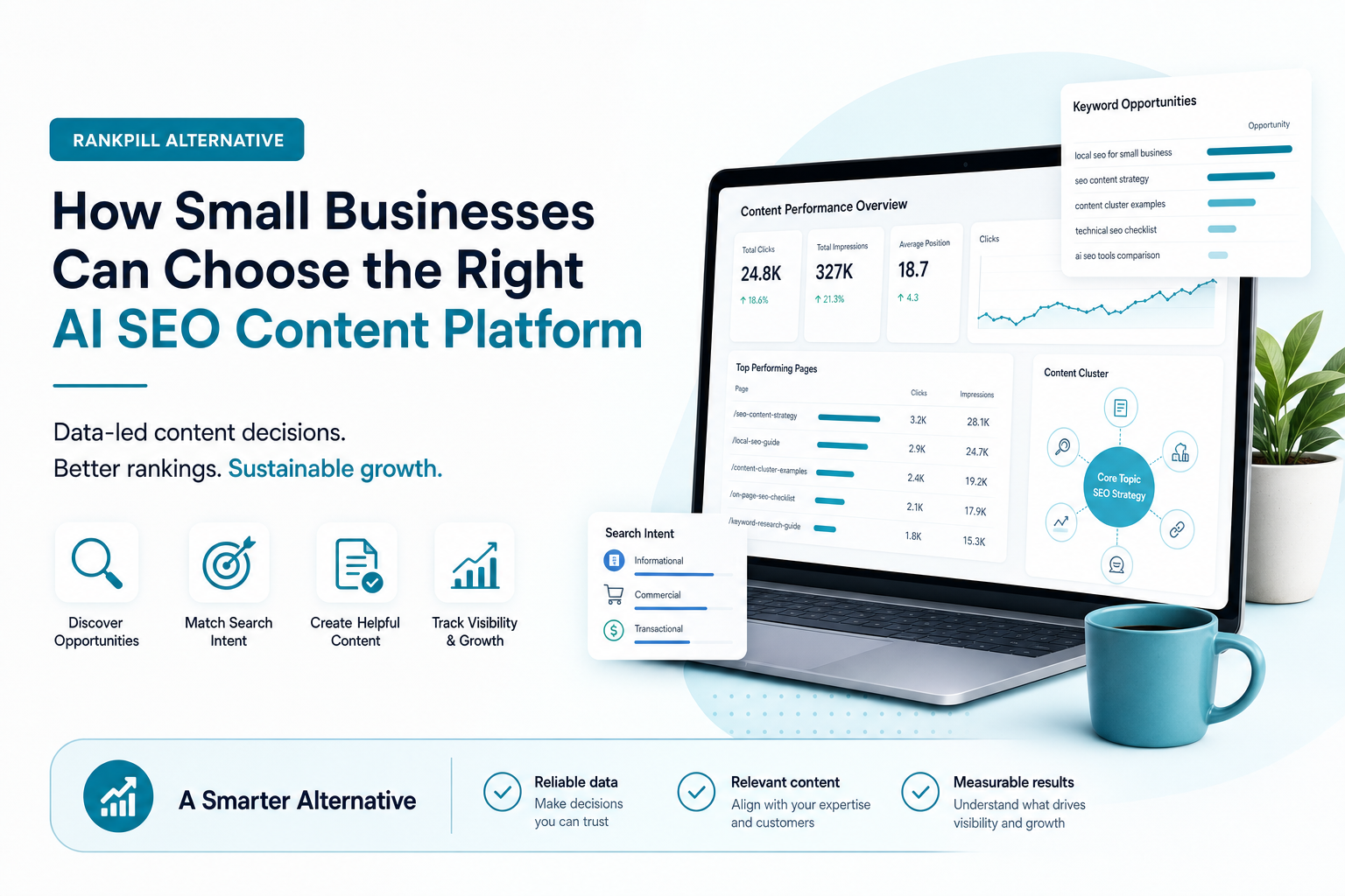 RankPill Alternative: How Small Businesses Can Choose the Right AI SEO Content Platform
