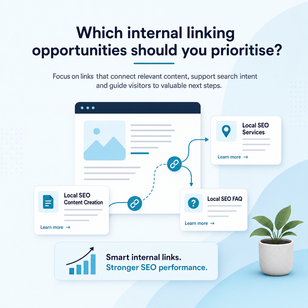 Which internal linking opportunities should you prioritise?