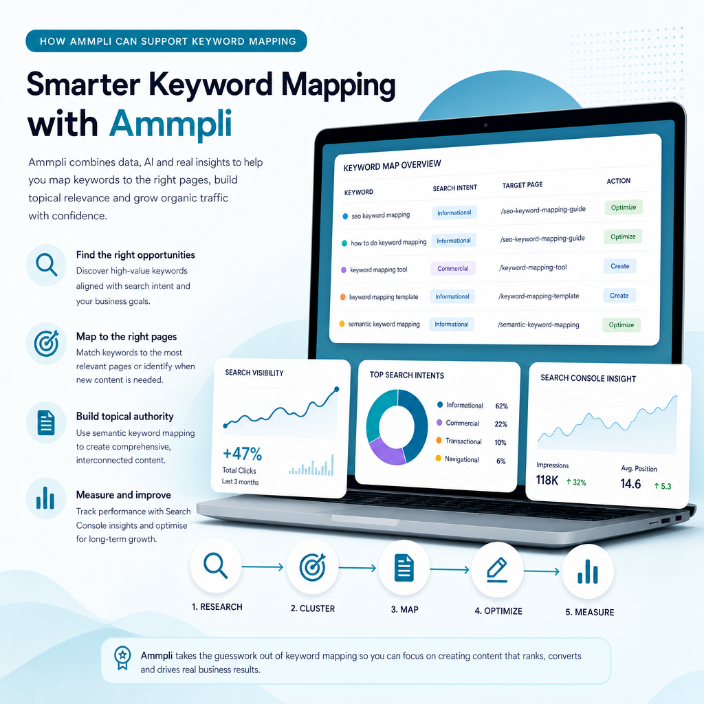 How Ammpli can support keyword mapping