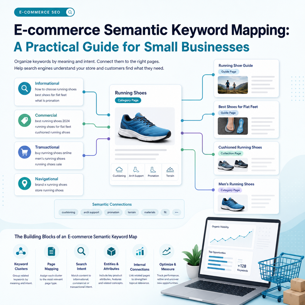 The building blocks of an e-commerce semantic keyword map