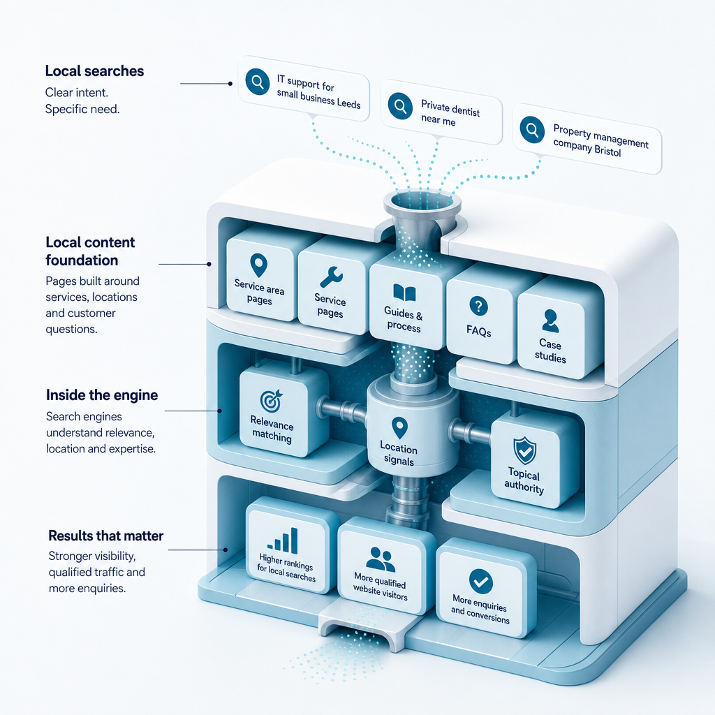Why local SEO content matters for service businesses