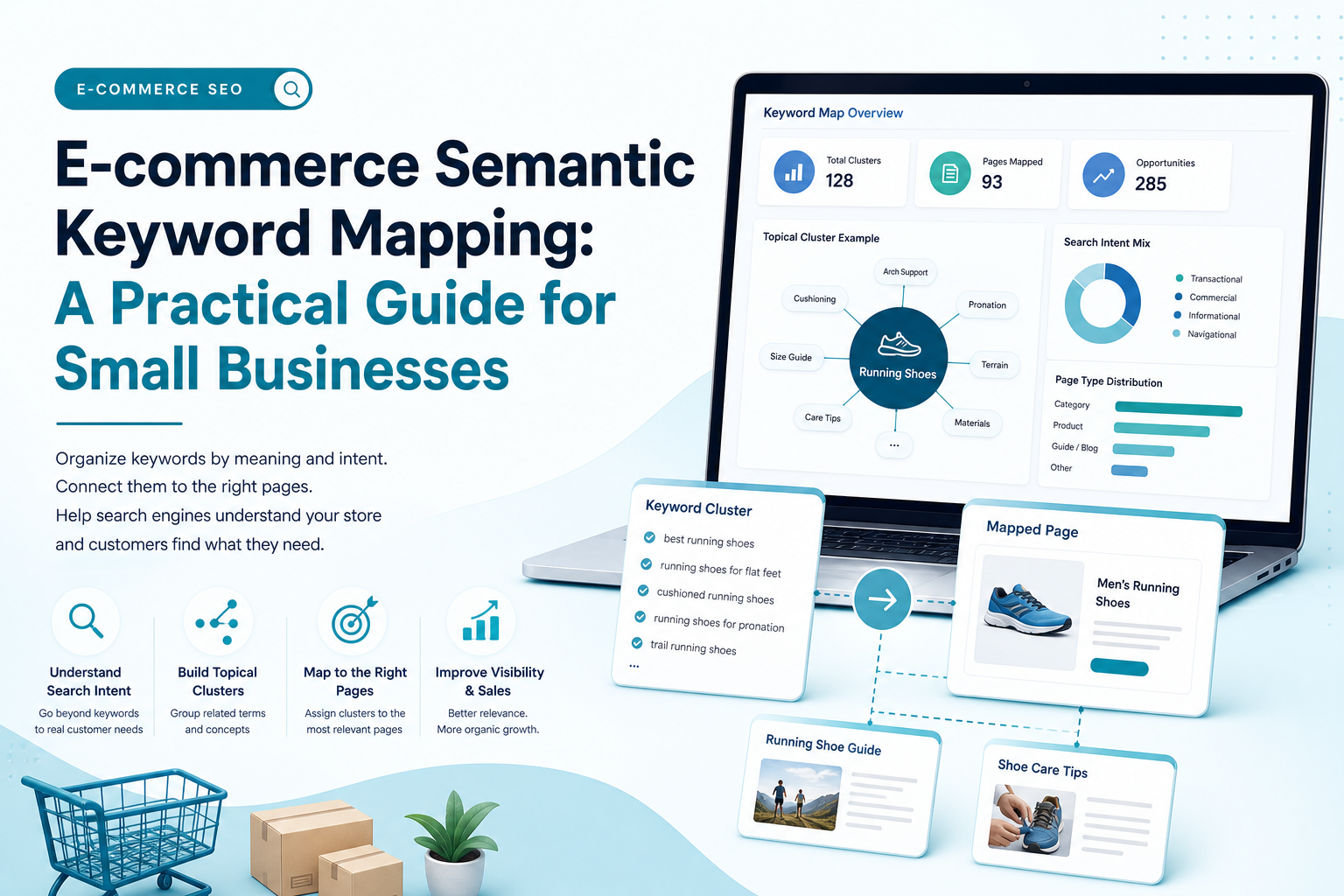 E-commerce semantic keyword mapping