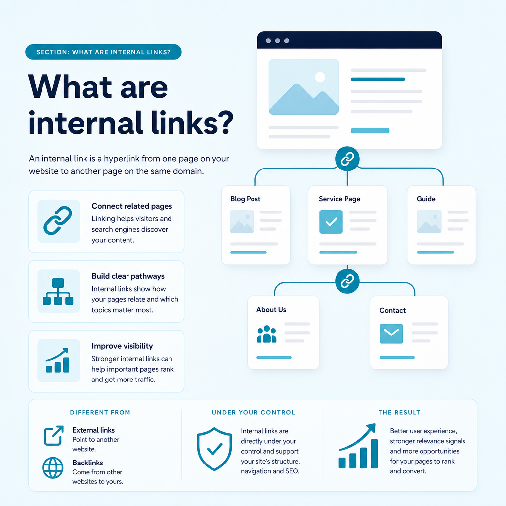 What are internal links?