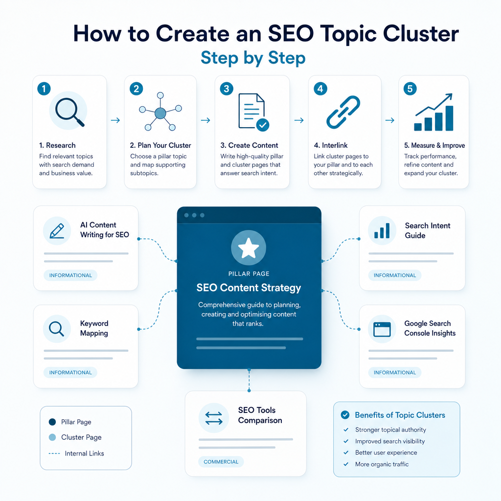 How to create an SEO topic cluster step by step