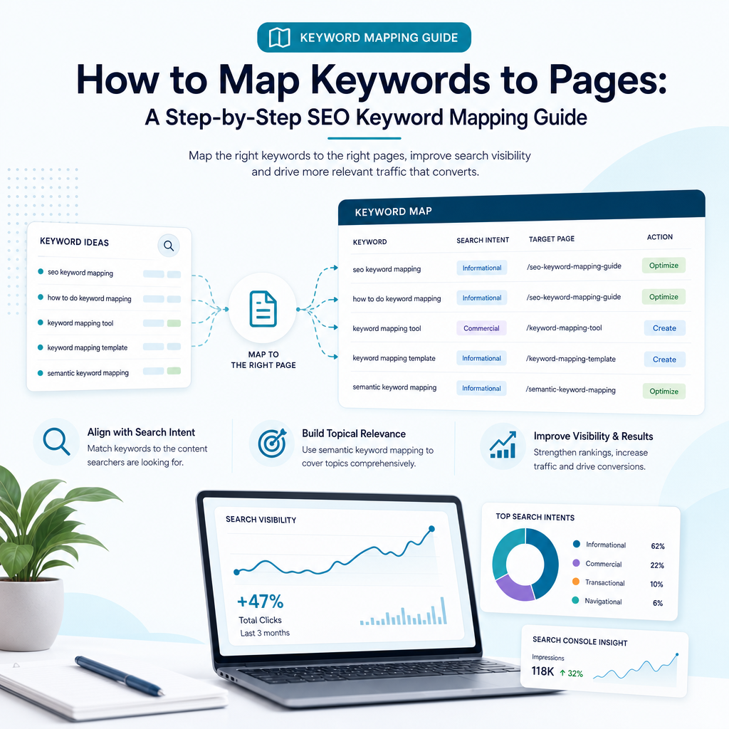 Keyword mapping begins with business goals