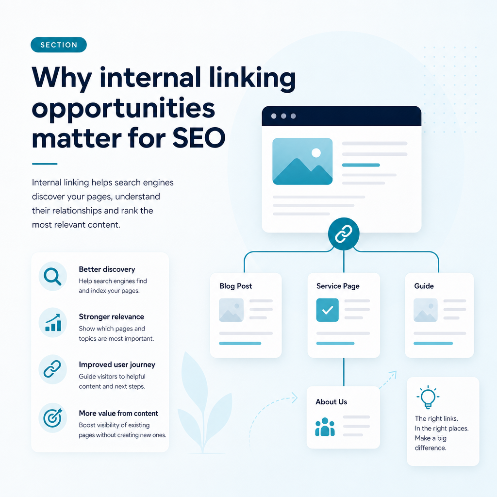 Why internal linking opportunities matter for SEO