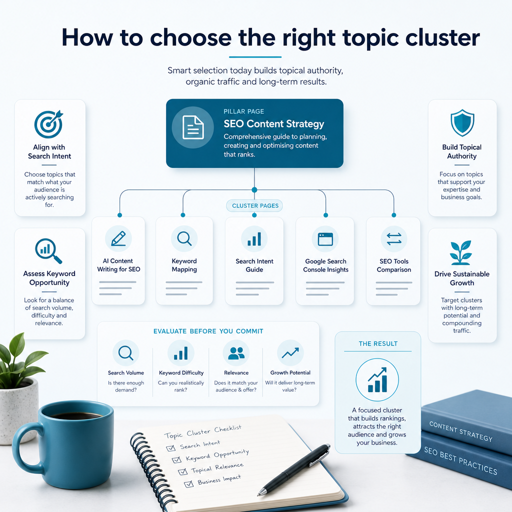 How to choose the right topic cluster